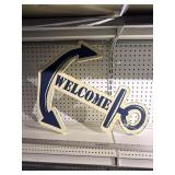 Welcome anchor decor