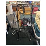 Folding basket. Cart