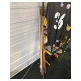 Yard tool poles and misc