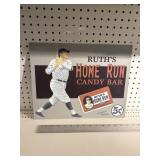 Metal Ruth home run sign