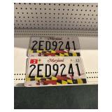 Maryland license plates
