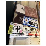 Signs and misc