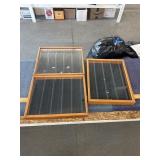 3 display cases