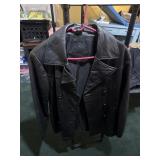 Medium leather coat