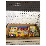 Crayons and colored pencils