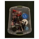 Tote with contents