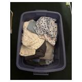 Tote with linens