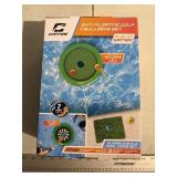 Floating golf bullseye set