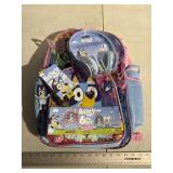 6pc bluey backpack set
