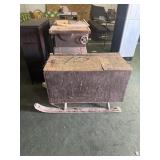 Fishing box sled