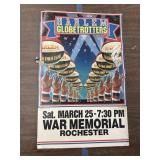 Harlem globetrotters cardboard poster