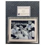 Berra, ford and mantle autos w coa
