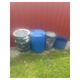 Plastic barrels