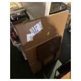 Boxes and tv tray