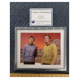 William shatner and Leonard Nicky auto w coa