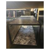 Metal coffee table