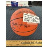 Bobby jones and jo jo white signed ball