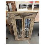 Primitive wall mirror