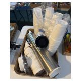 Throw away cups
