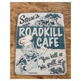 Metal sign