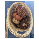 Basket with contents