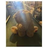 Large plush rhino