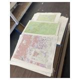 Large lot of maps