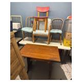 Table and 4 chairs