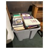 Tote with books