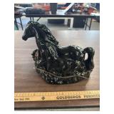 Vintage horse lamp
