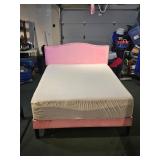 Queen bed with frame