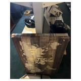 Wall decor on canvas