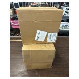 3 boxes of 3 rings binders new