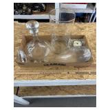 Decanters and misc
