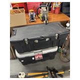 2 storage. Bins