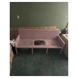 Wicker sofa