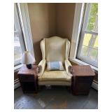 End stand , chair and lamp