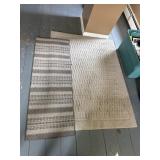 2 small rugs