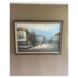 Signed painting on canvas