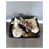 Tote with plush