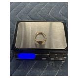 14k gold shell ring 2.1 g
