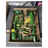 Diecast John Deere tractors