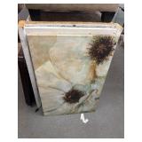 Wall decor on canvas