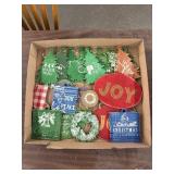 Christmas wood ornaments
