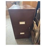File cabinet with key