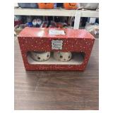 Christmas sugar and creamer set