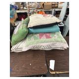 Assorted pillows