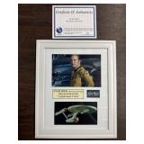 William shatner aut with coa