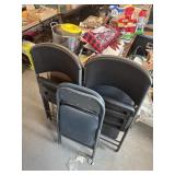 Card table and 5 folding chairs