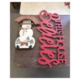 Christmas wall decor